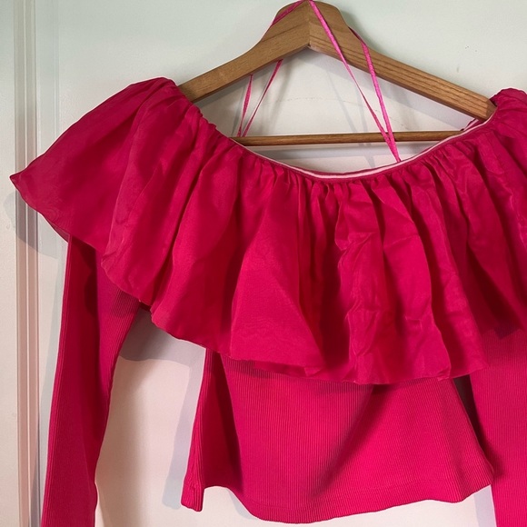 Anthropologie Off the Shoulder Top XS - Picture 5 of 9